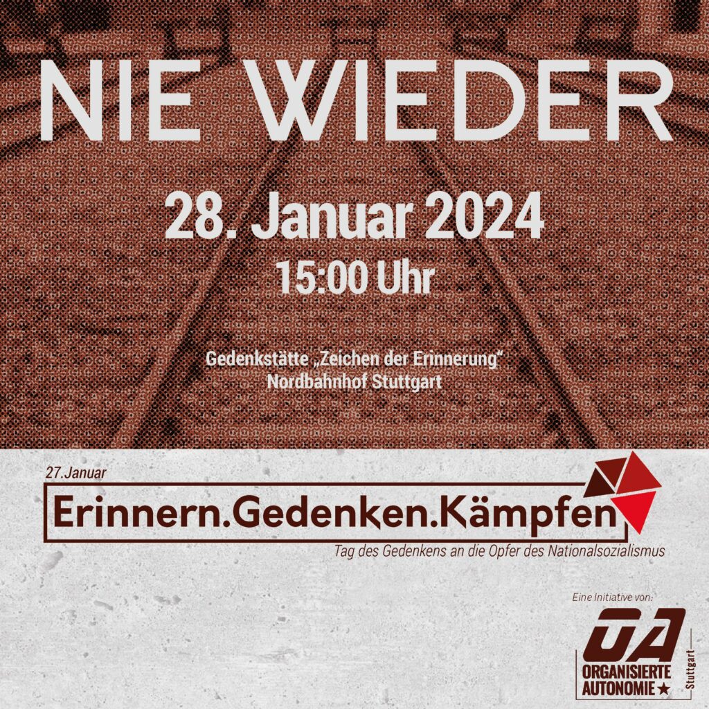 Gedenkkundgebung zum Tag des Gedenkens an die Opfer des Nationalsozialismus