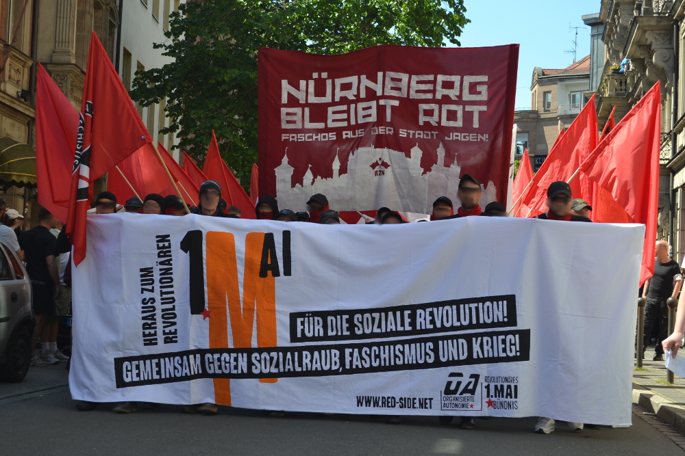 Deutlich größer als je zuvor: 4.700 Menschen auf revolutionärer Mai-Demonstration in Nürnberg