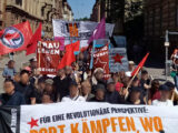 Stuttgart – Bericht zum 1. Mai 2025: 1700 Menschen bei Revolutionärer 1. Mai Demo, größtes Straßenfest am Stadtteilzentrum Gasparitsch, 120 Personen bei Kundgebung im Stadtteil