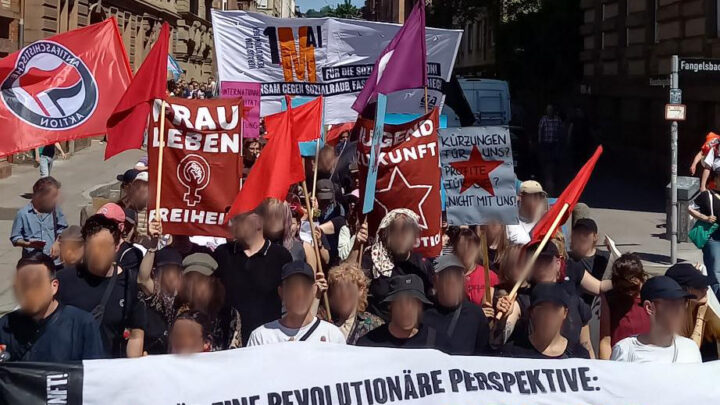 Stuttgart – Bericht zum 1. Mai 2025: 1700 Menschen bei Revolutionärer 1. Mai Demo, größtes Straßenfest am Stadtteilzentrum Gasparitsch, 120 Personen bei Kundgebung im Stadtteil