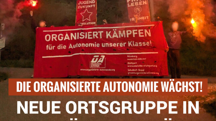 Die Organisierte Autonomie wächst – ab sofort gibt es eine dritte Ortsgruppe: in Schwäbisch Gmünd