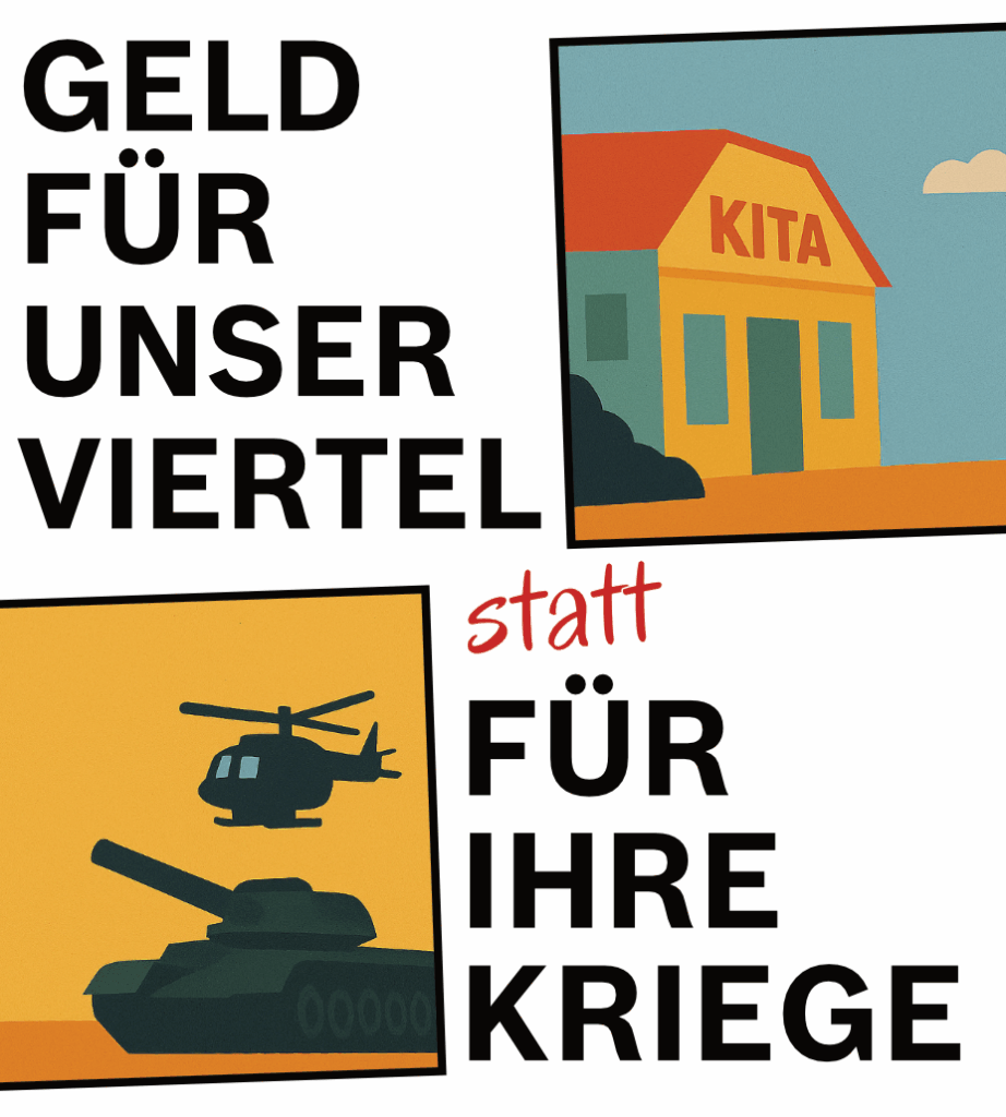 Wie im Stadtteil gegen Krieg und seine Vorbereitung vorgehen? – Basis- & Stadtteilarbeit in der Praxis